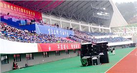 大型線陣音響設備助陣黔南州60周年文藝演出