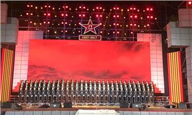 韶關八一軍民聯歡晚會采用線陣音響系統