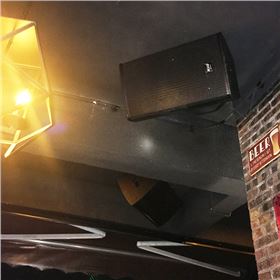 進口專業音響設備入駐娛樂露天酒吧