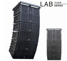 舞臺音響系統主擴聲選用雙6寸線陣音箱【爵士龍音響】