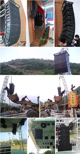 JSL爵士龍音響線陣的安裝步驟