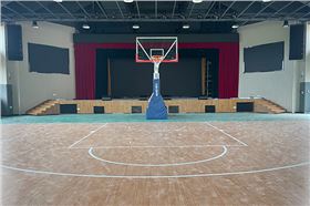 四川眉山學校爵士龍雙10寸線陣音響成功應用多功能體育館