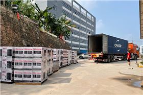 巴西客戶定制350套有源線陣順利出貨