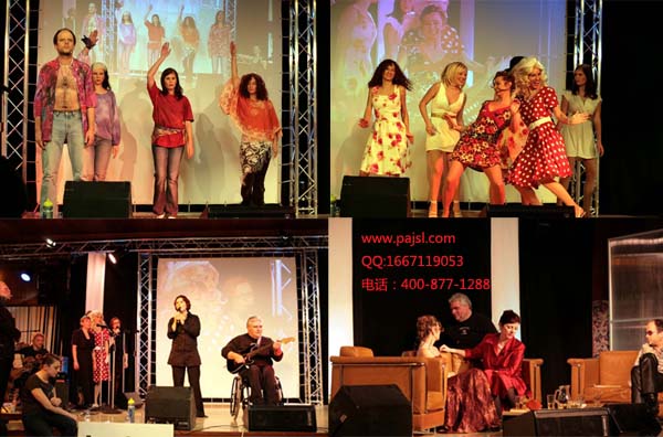 大型舞臺(tái)演出音響設(shè)備 維也納文藝演出案例2