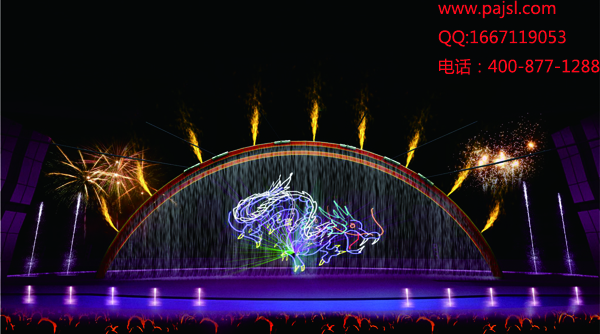 爵士龍舞臺音響演出設備--東江源溫泉案例1