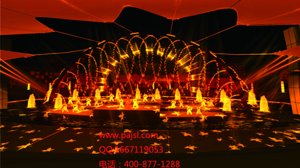 爵士龍舞臺音響演出設備--東江源溫泉案例2