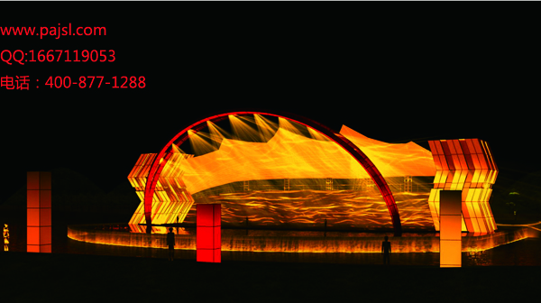 爵士龍舞臺音響演出設備--東江源溫泉案例3