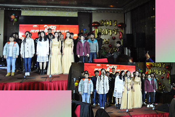 萬(wàn)昌音響公司生產(chǎn)部大合唱《相親相愛(ài)的一家人》