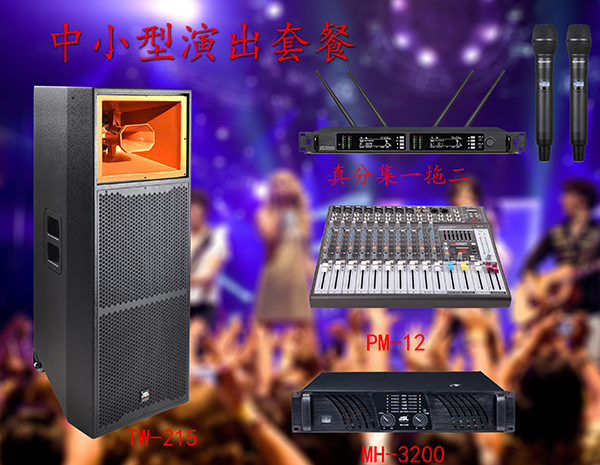 爵士龍TW系列專業中遠程揚聲器系統