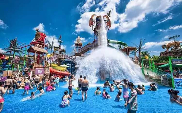 水上樂園采用線陣專業舞臺音響系統