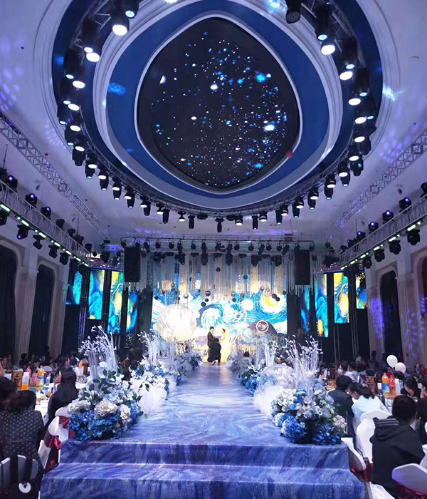 【爵士龍音響】LAB608線陣列系統助力河南焦作艷陽天酒店