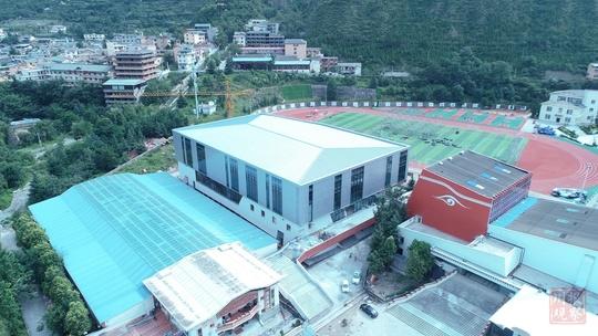 JSL爵士龍九寨溝縣民族體育館工程案例 JSL爵士龍九寨溝縣民族體育館工程案例