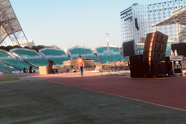 第六屆中國國際“互聯網+”大學生創新創業大賽選用爵士龍線陣音箱系統