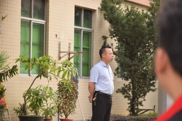 四月也要元氣滿滿！萬昌公司昨日召開全體動員晨會