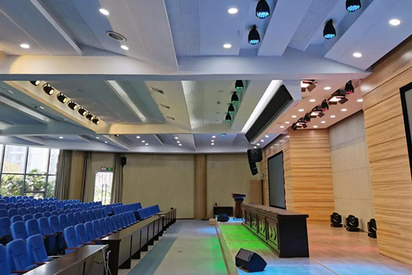 爵士龍K系列音箱應用于湖北漢江師范學院多功能報告廳