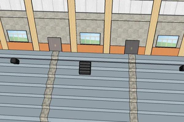 如何把老體育館改造成標準館?爵士龍成功助力焦作一中體育館改造!