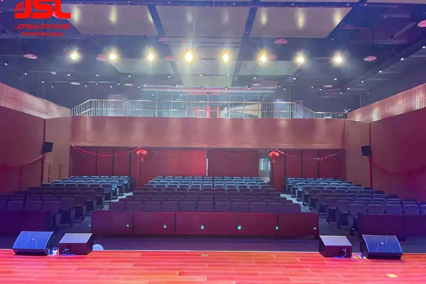 助力校園教育，四川成都龍泉驛區特殊教育學校多功能廳選用爵士龍K系列有源線陣