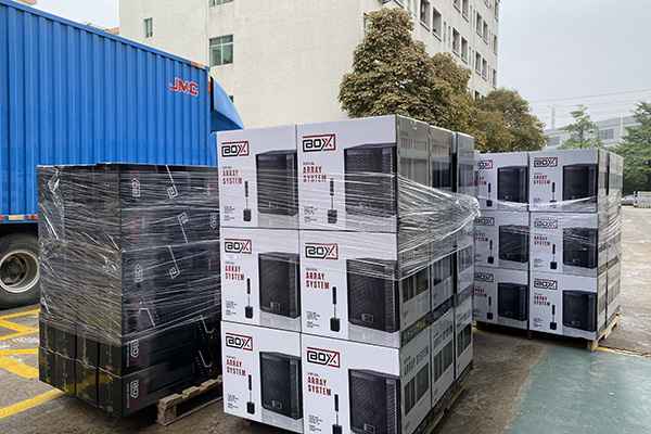 巴西訂單成功發(fā)貨,350套有源線陣音響遠(yuǎn)銷海外