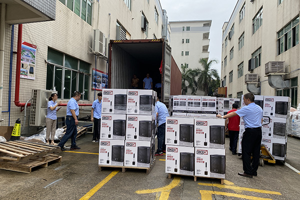 巴西訂單成功發(fā)貨,350套有源線陣音響遠(yuǎn)銷海外