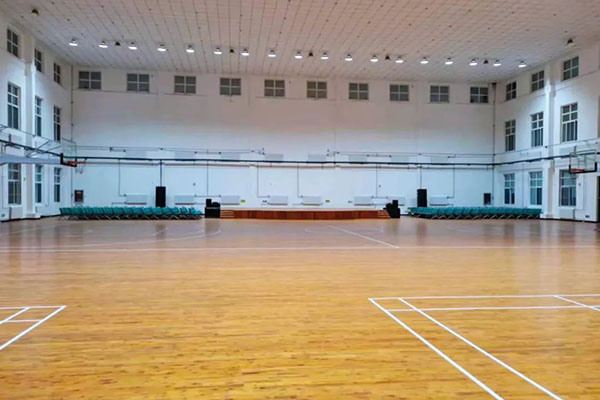 甘肅萬勝礦業有限公司應用爵士龍雙8線陣音箱系統