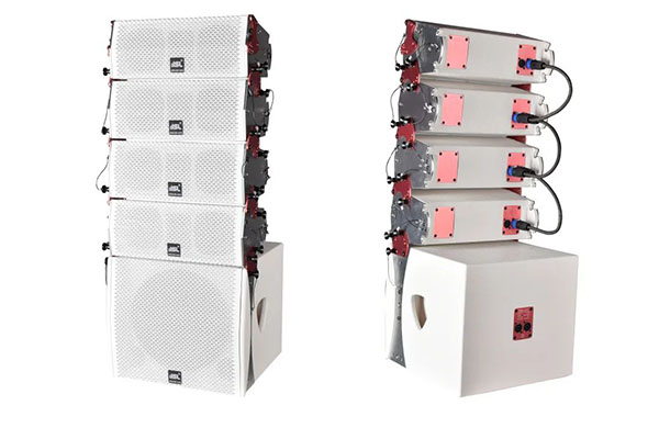 爵士龍新品LA雙4寸線陣音箱系統,應用于云南廉政教育基地