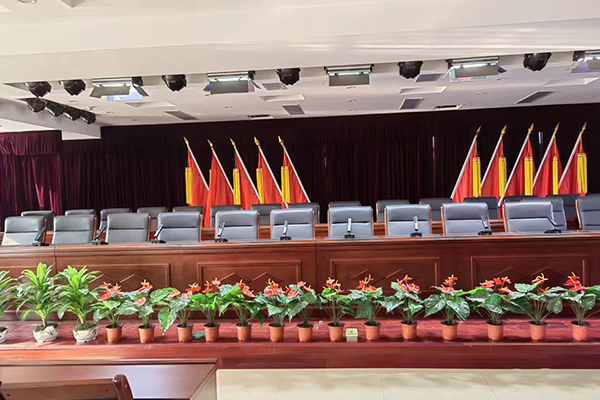 鄭州鐵路局報(bào)告廳搭建完成并投入使用 【爵士龍專業(yè)音響設(shè)備】