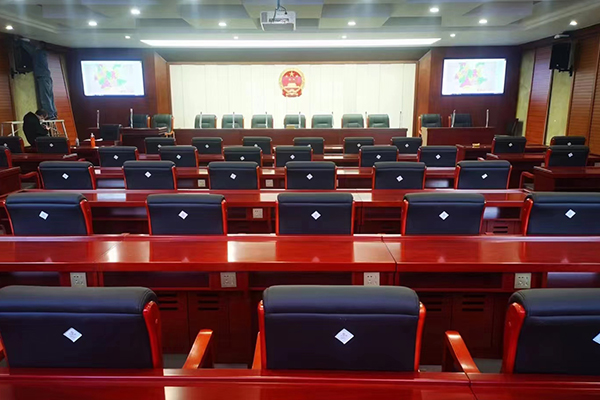 云南紅河某政府會議室選用爵士龍會議音響系統