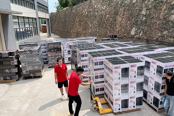 巴西客戶(hù)定制350套有源線(xiàn)陣順利出貨