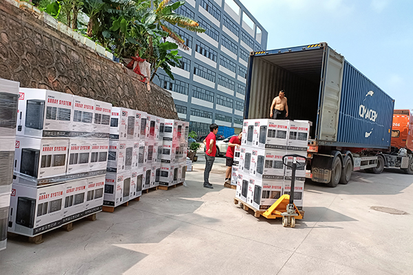 巴西客戶(hù)定制350套有源線(xiàn)陣順利出貨