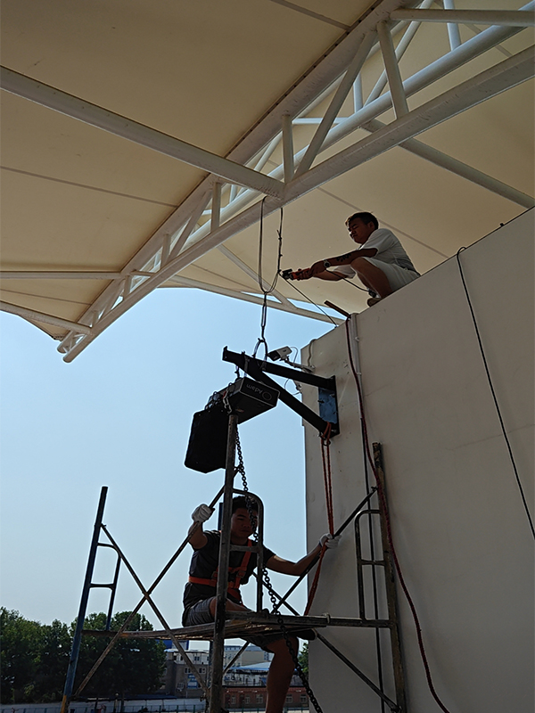 JSL爵士龍專業音響助陣開封文化藝術職業學院風雨操場