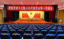 爵士龍K系列有源線陣音箱系統實力助陣羅定市第十七屆人大會議