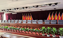 鄭州鐵路局報告廳搭建完成并投入使用 【爵士龍專業音響設備】