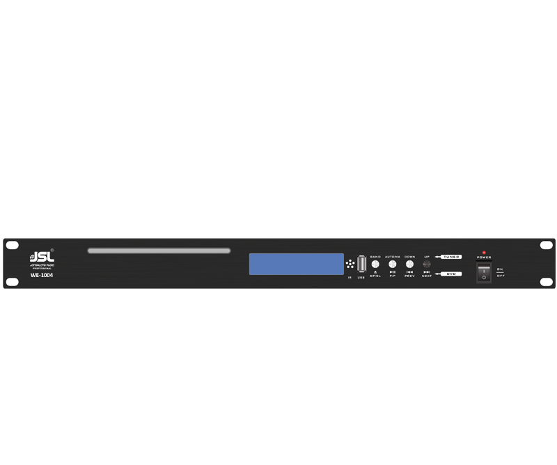 JSL爵士龍機架式數字播放器(CD/MP3/FM)WE-1004 JSL爵士龍機架式數字播放器(CD/MP3/FM)WE-1004